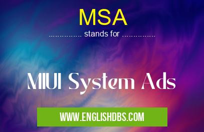 MSA