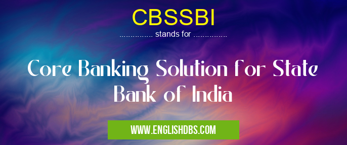 CBSSBI