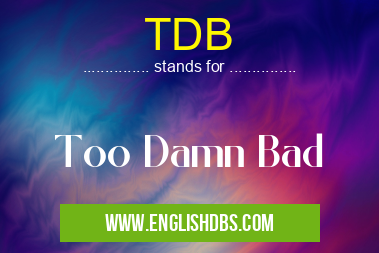 TDB