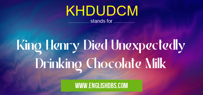 KHDUDCM