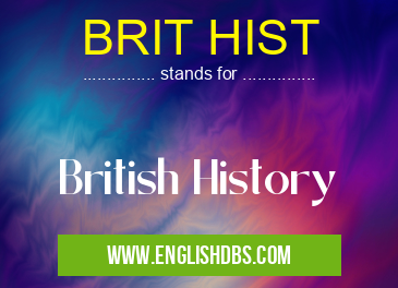 BRIT HIST