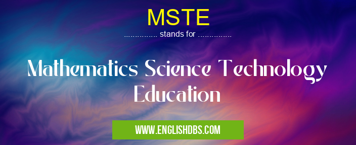 MSTE