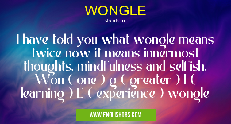 WONGLE