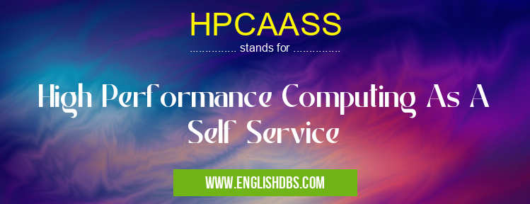 HPCAASS