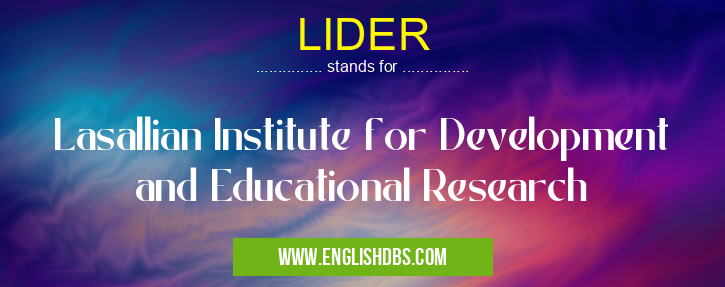 LIDER