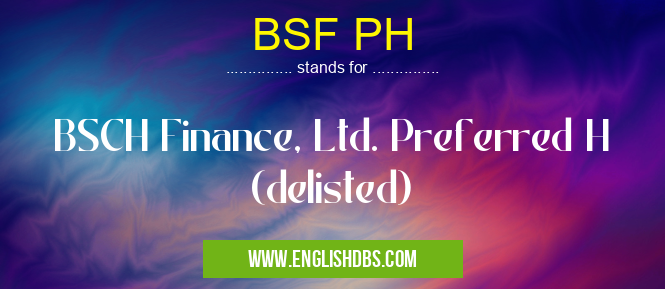 BSF PH