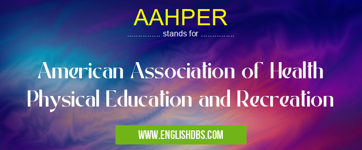 AAHPER