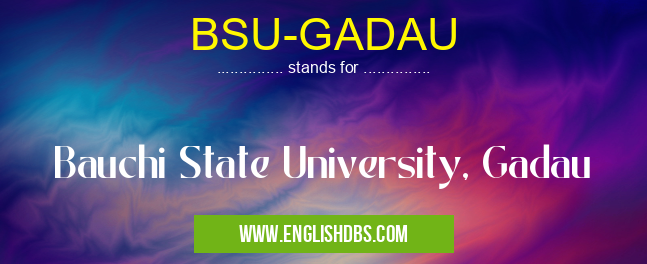 BSU-GADAU