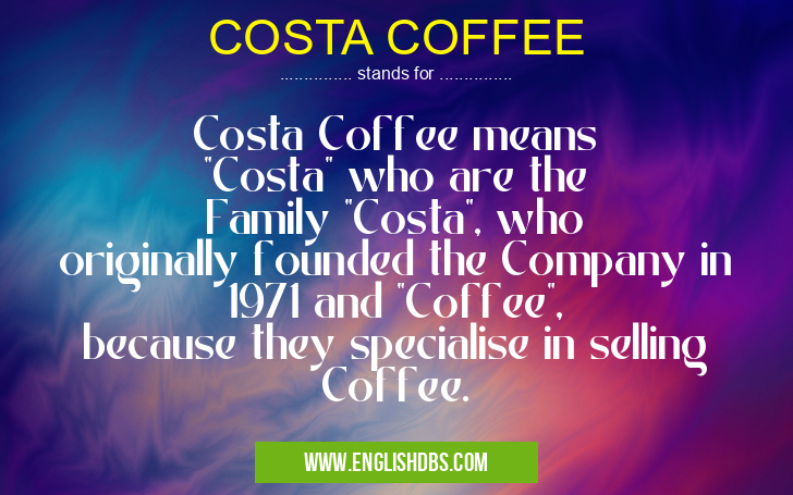 COSTA COFFEE