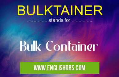 BULKTAINER