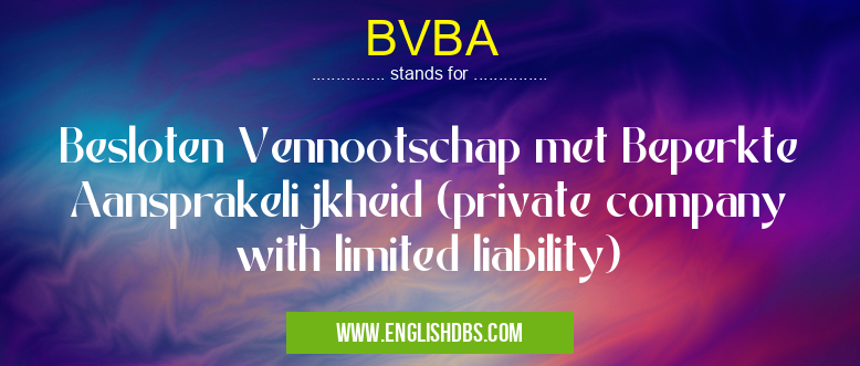 BVBA