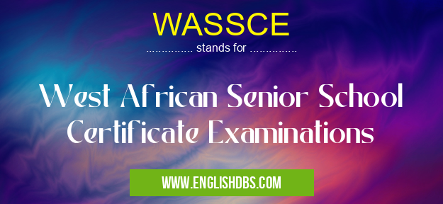 WASSCE