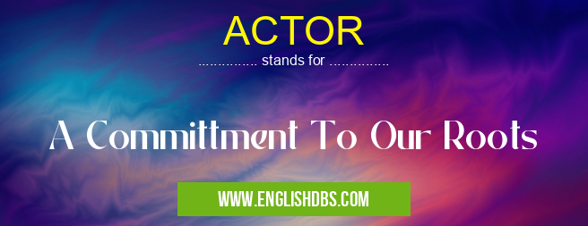 ACTOR