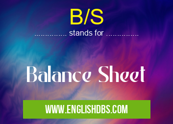 B/S