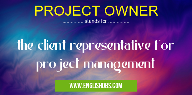 PROJECT OWNER