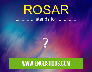 ROSAR