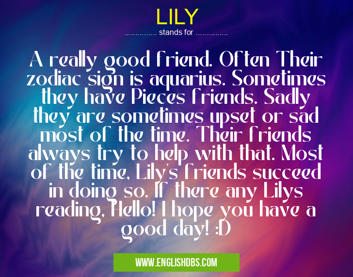 LILY