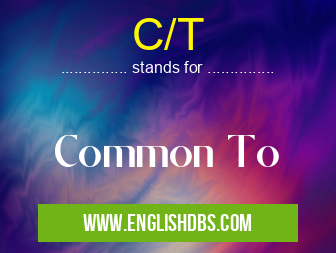 C/T