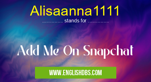 Alisaanna1111
