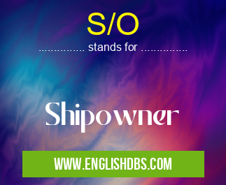 S/O