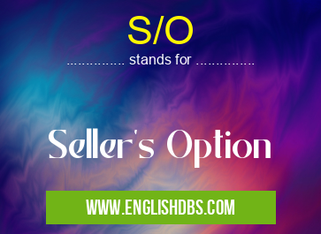 S/O