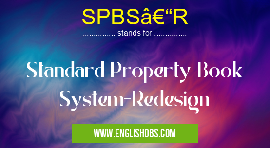 SPBSâ€“R