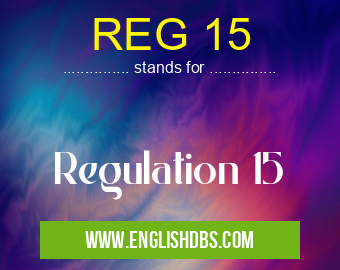 REG 15