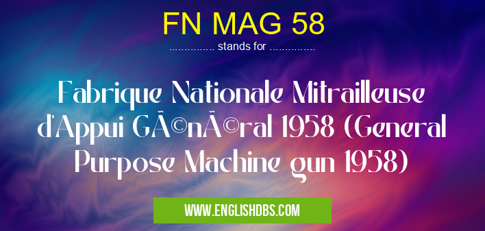 FN MAG 58
