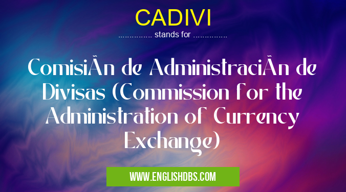 CADIVI
