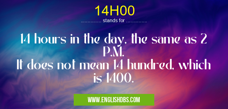 14H00