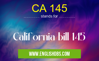 CA 145