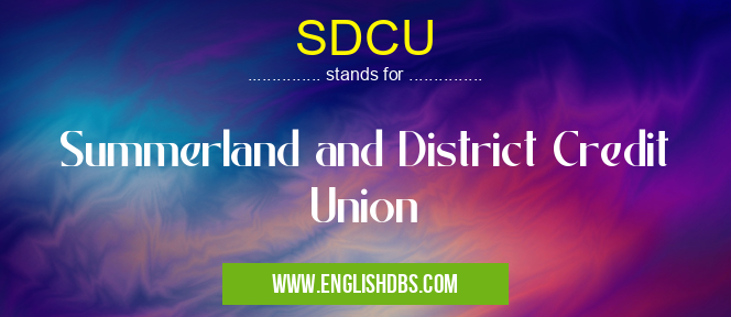 SDCU