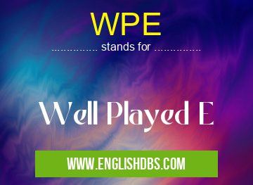 WPE