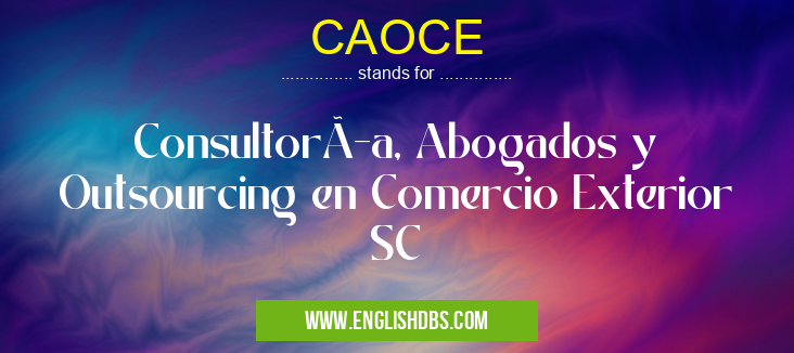 CAOCE
