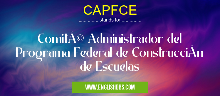 CAPFCE