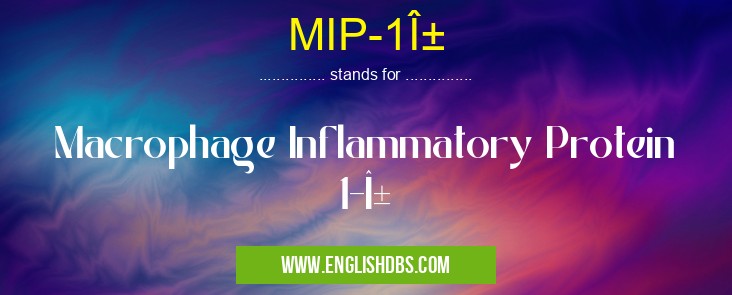 MIP-1Î±