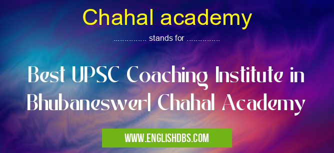 Chahal academy