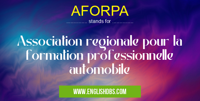 AFORPA