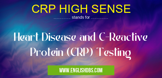 CRP HIGH SENSE