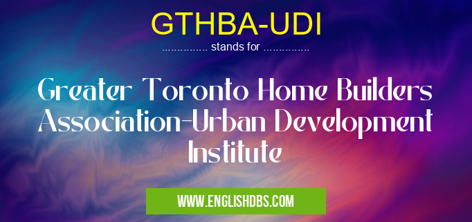 GTHBA-UDI