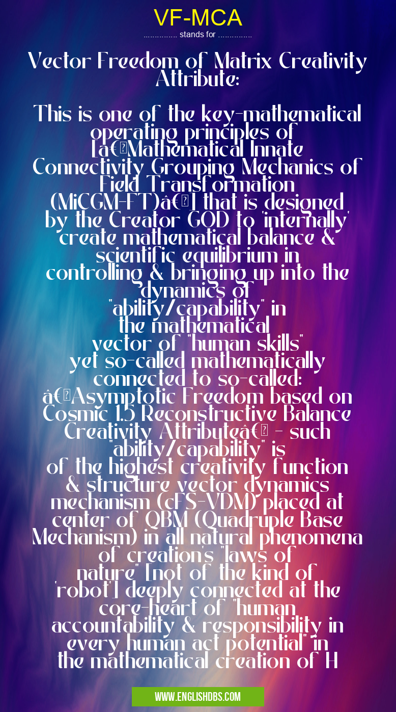 VF-MCA