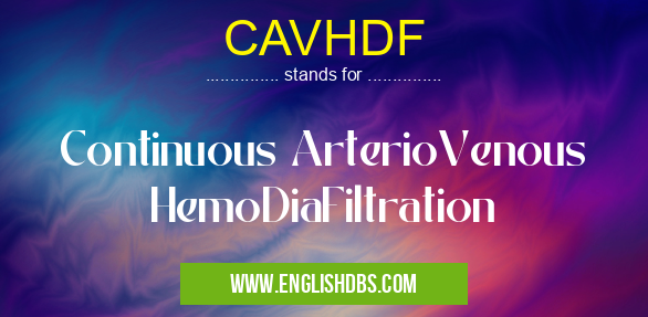 CAVHDF