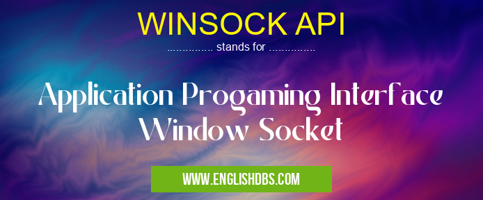 WINSOCK API