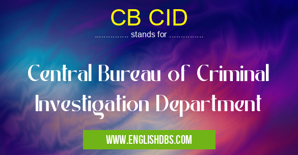 CB CID