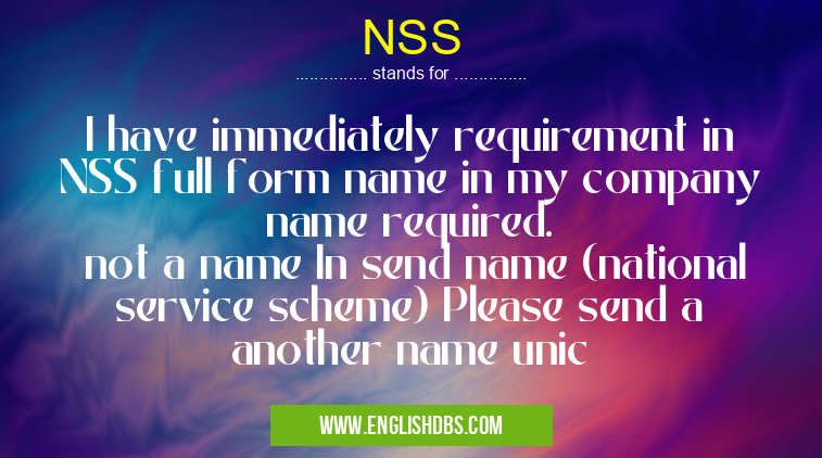 NSS