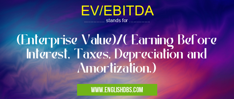 EV/EBITDA