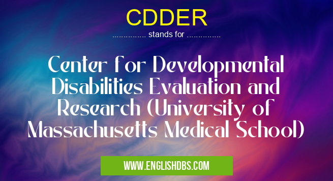 CDDER