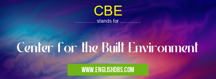 CBE