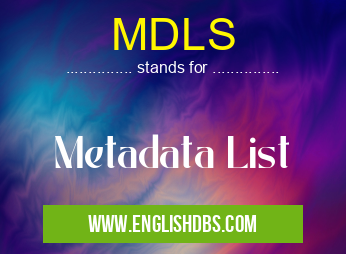MDLS
