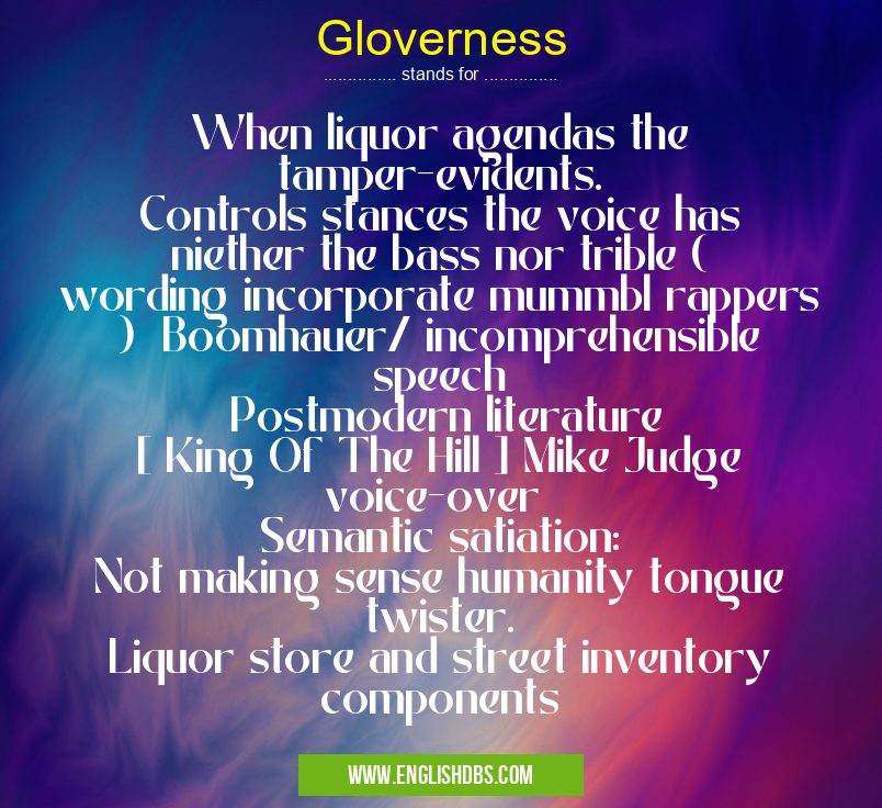 Gloverness